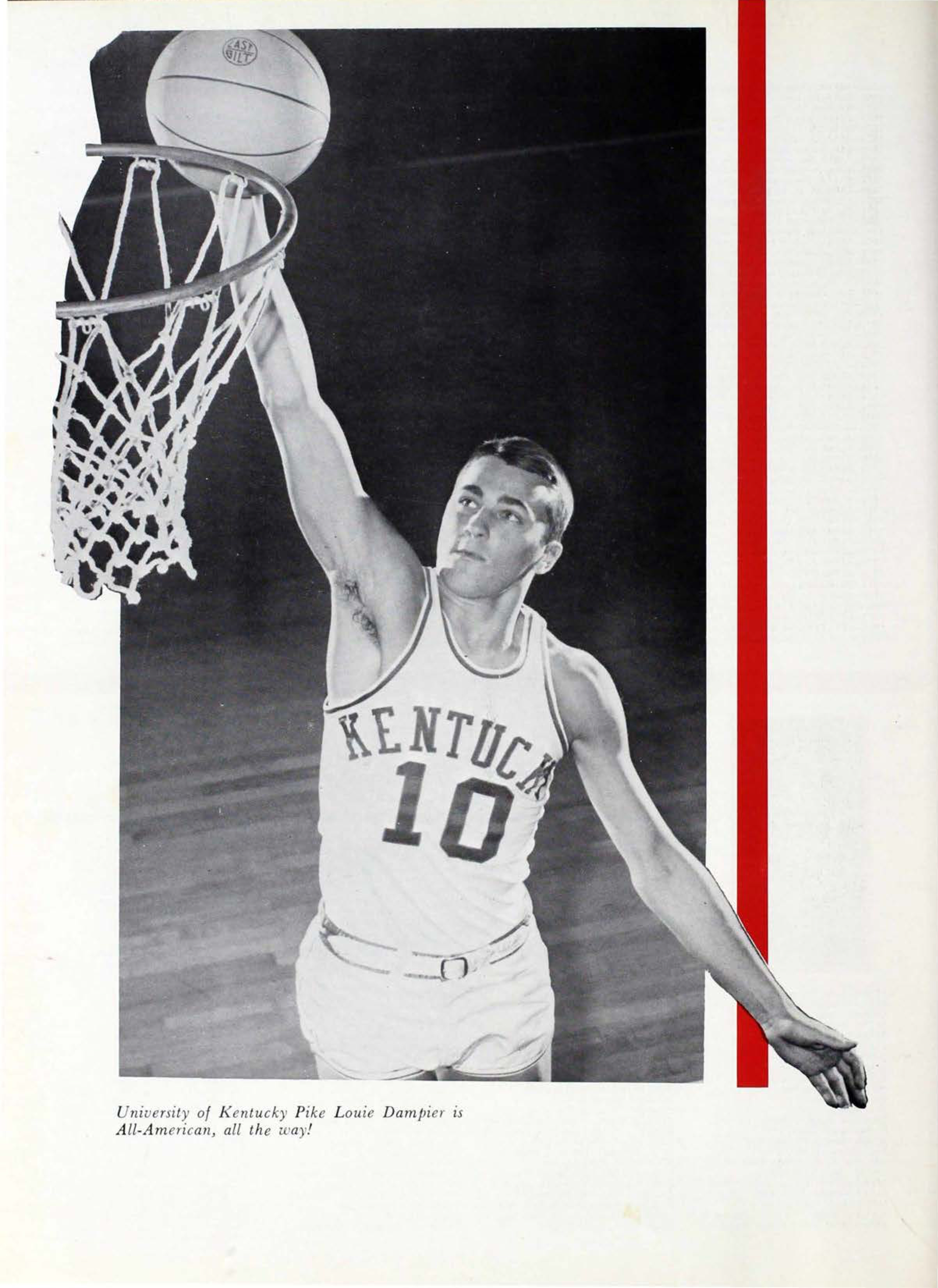 University Of Kentucky Louie Dampier Photograph, June 1966
